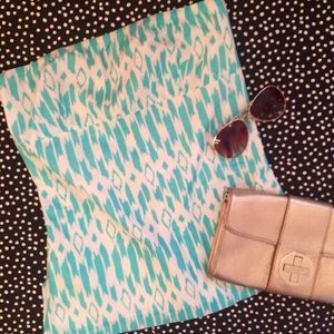 {J.Crew} Strapless White and Mint Green Tube Top